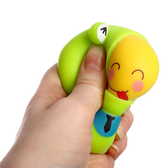 Антистресс сквиш мялка «Зверята», с пастой,цвета МИКС, в шоубоксе Антистресс сквиш мялка «Зверята», с пастой,цвета МИКС, в шоубоксе