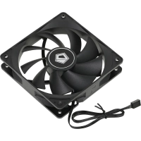 Вентилятор ID-Cooling FL-12025K 120x120mm черный 3-pin 21dB 145gr Ret
