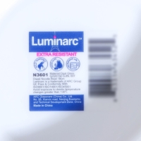 Салатник Luminarc DIWALI PRECIOUS, стеклокерамика, 1 л, d= 18 см, цвет белый