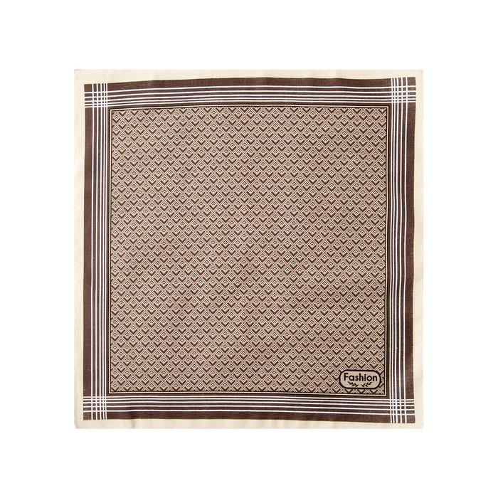 Платки носовые мужские Этель  Платки носовые мужские Этель "Серджио" 30*30 см,(набор 12 шт,) цв.коричневый, рис. МИКС