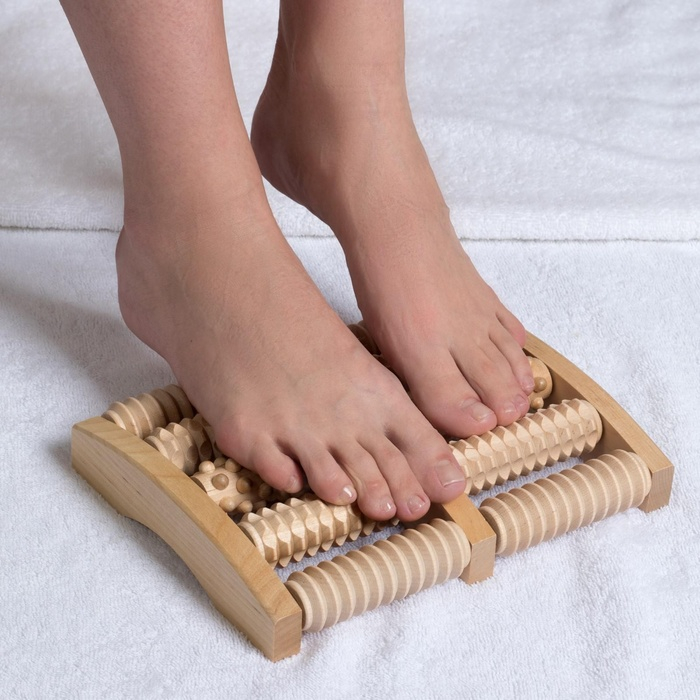 Массажёр «Барабаны», 24,5 × 19,5 × 4 см, деревянный, 5 комбинированных рядов Массажёр «Барабаны», 24,5 × 19,5 × 4 см, деревянный, 5 комбинированных рядов