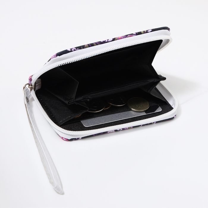 Кошелёк детский на молнии «Выбражулька», цвет фиолетовый