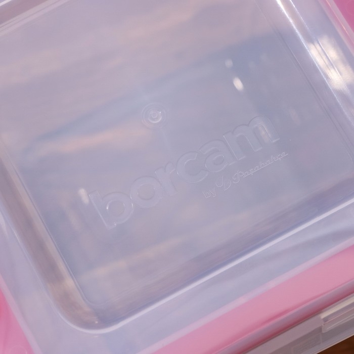 Контейнер квадратный с крышкой Borcam, стеклянный, 860 мл Контейнер квадратный с крышкой Borcam, стеклянный, 860 мл