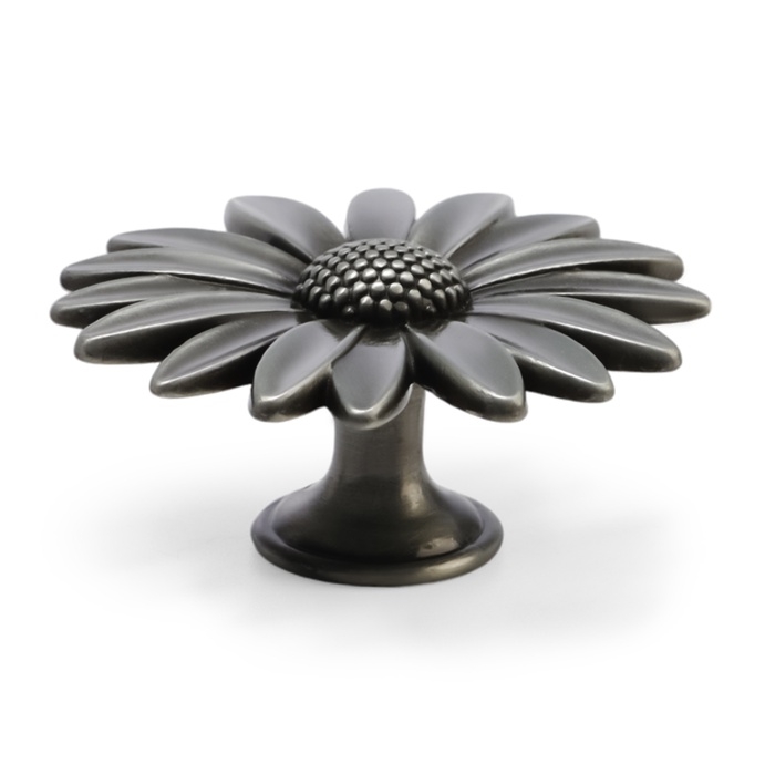 Ручка-кнопка CAPPIO PRO Ручка-кнопка CAPPIO PRO "Ромашка" 52 x 52 мм, цвет стар. серебро