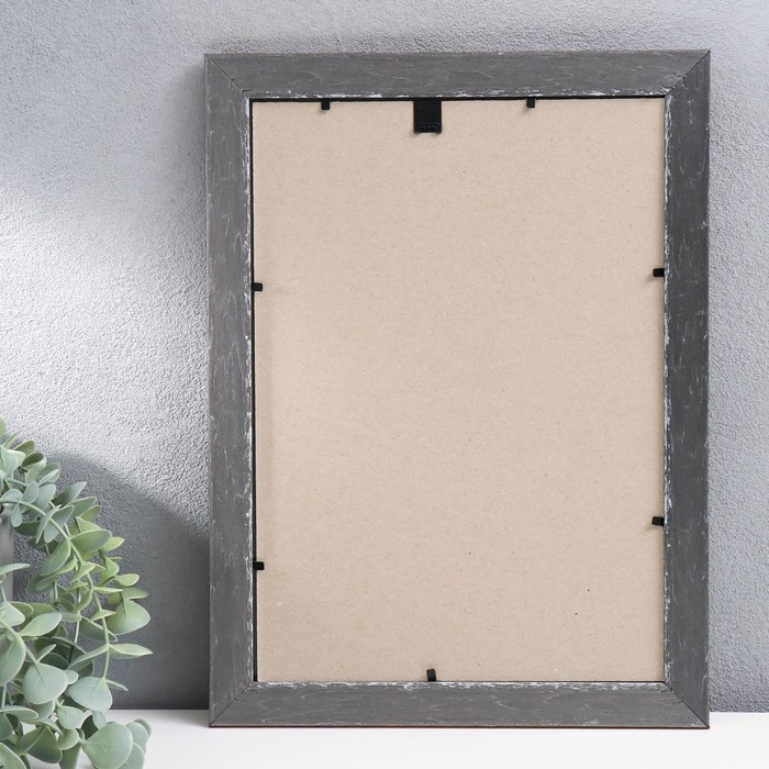 Фоторамка пластик Фоторамка пластик "Муза" 21х30 см, бежевый кракелюр