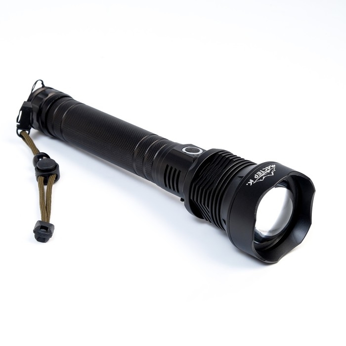 Фонарь ручной аккумуляторный 6000 мАч, 1500 лм, 500 м, XHP70, 3 режима,micro USB, zoom, 24.8 x 6 x 3 Фонарь ручной аккумуляторный 6000 мАч, 1500 лм, 500 м, XHP70, 3 режима,micro USB, zoom, 24.8 x 6 x 3
