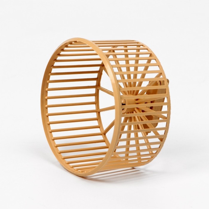 Колесо для грызунов пластиковое, без подставки, 9 см, бежевое Колесо для грызунов пластиковое, без подставки, 9 см, бежевое