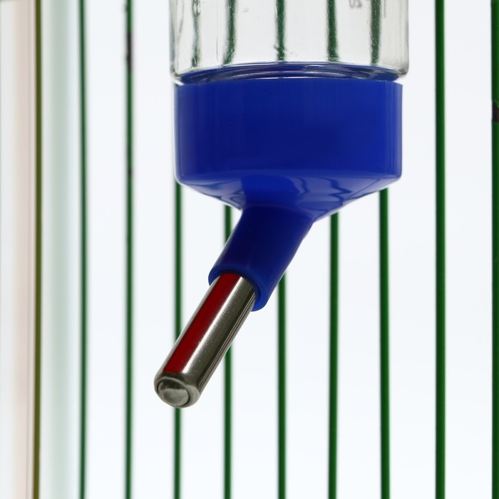 Поилка для грызунов 125 мл, 12,5 Х 4,5 см, синяя Поилка для грызунов 125 мл, 12,5 Х 4,5 см, синяя