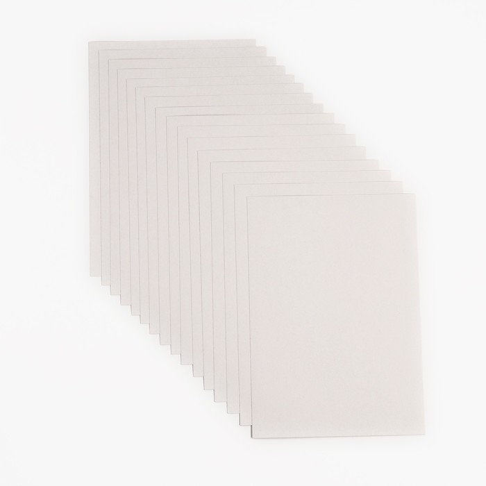 Картон белый, А4, 8 листов, немелованный, односторонний, в папке, 220, г/м&sup2;, Маша и Медведь