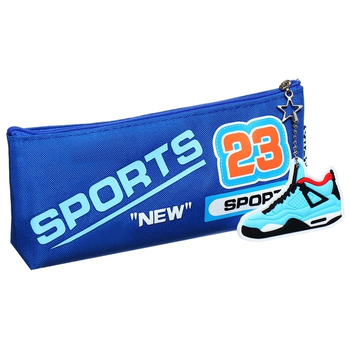 Пенал школьный на молнии Пенал школьный на молнии "Спорт", микс