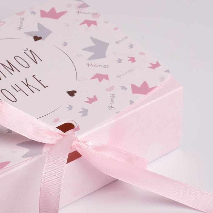 Коробка подарочная складная, упаковка, «Любимой дочке», 16.5 х 12.5 х 5 см Коробка подарочная складная, упаковка, «Любимой дочке», 16.5 х 12.5 х 5 см