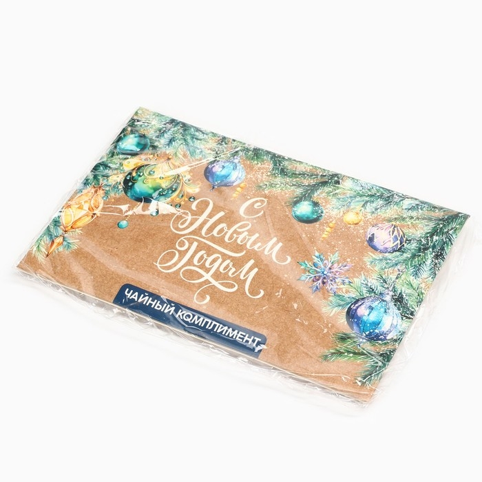 Новый год! Чай пакетированный, в конверте «С Новым годом», 5 шт Новый год! Чай пакетированный, в конверте «С Новым годом», 5 шт