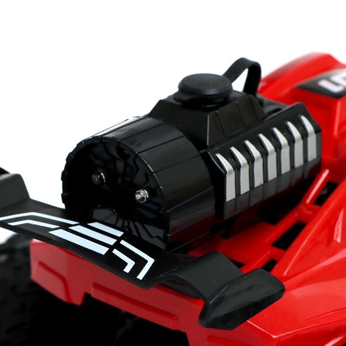 Джип радиоуправляемый «Вездеход», с эффектом дыма, цвет красный Джип радиоуправляемый «Вездеход», с эффектом дыма, цвет красный