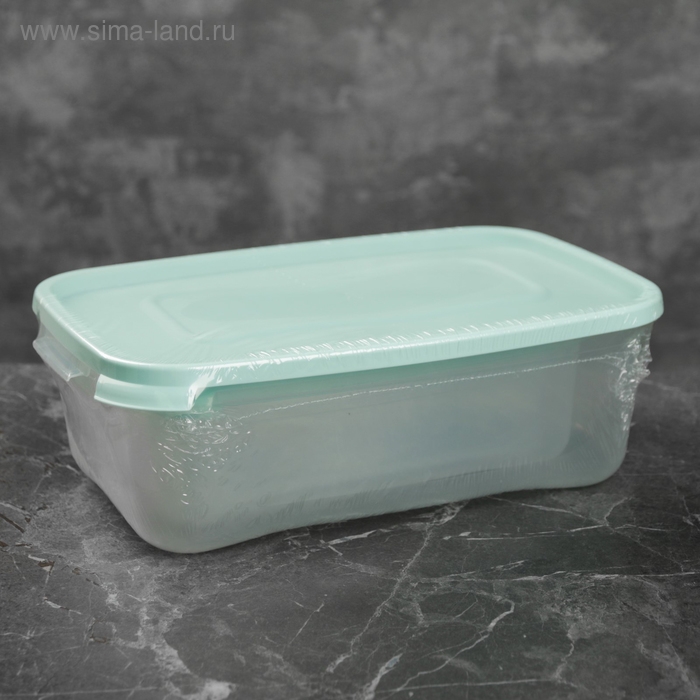 Контейнер для продуктов «Каскад», 2,2 л, прозрачный, крышка микс Контейнер для продуктов «Каскад», 2,2 л, прозрачный, крышка микс