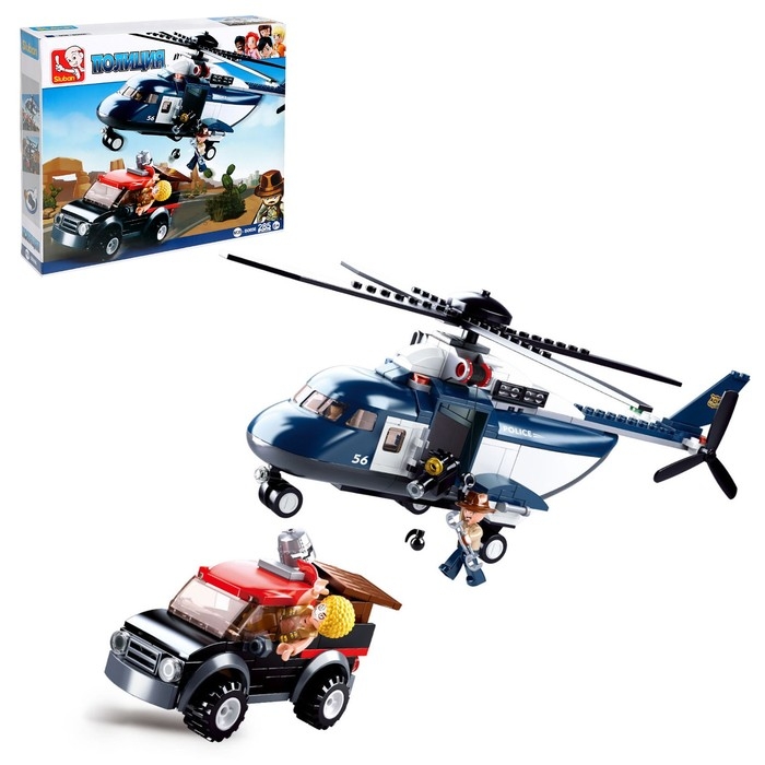 Конструктор Полиция «Погоня», 285 деталей Конструктор Полиция «Погоня», 285 деталей