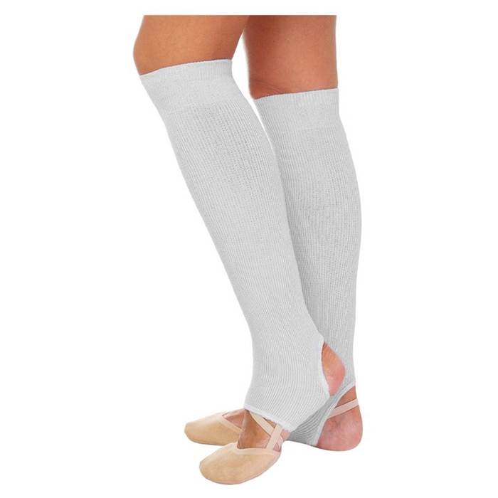 Гетры для гимнастики и танцев Grace Dance №3, длина 40 см, цвет белый Гетры для гимнастики и танцев Grace Dance №3, длина 40 см, цвет белый