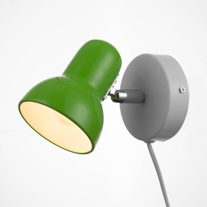 Бра с проводом  Бра с проводом "Севантос" Е27 40Вт зеленый 9х9х14 см