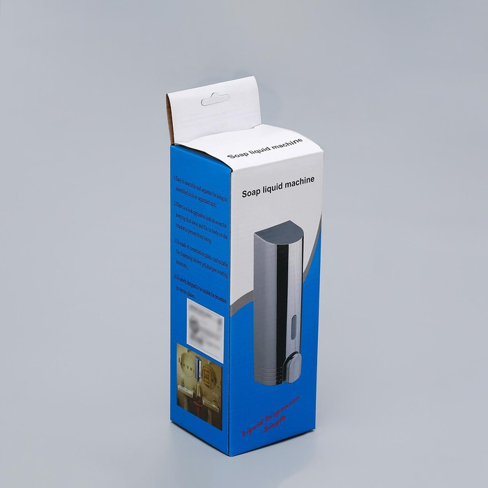 Диспенсер для антисептика или жидкого мыла, механический, 350 мл, пластик, цвет белый Диспенсер для антисептика или жидкого мыла, механический, 350 мл, пластик, цвет белый