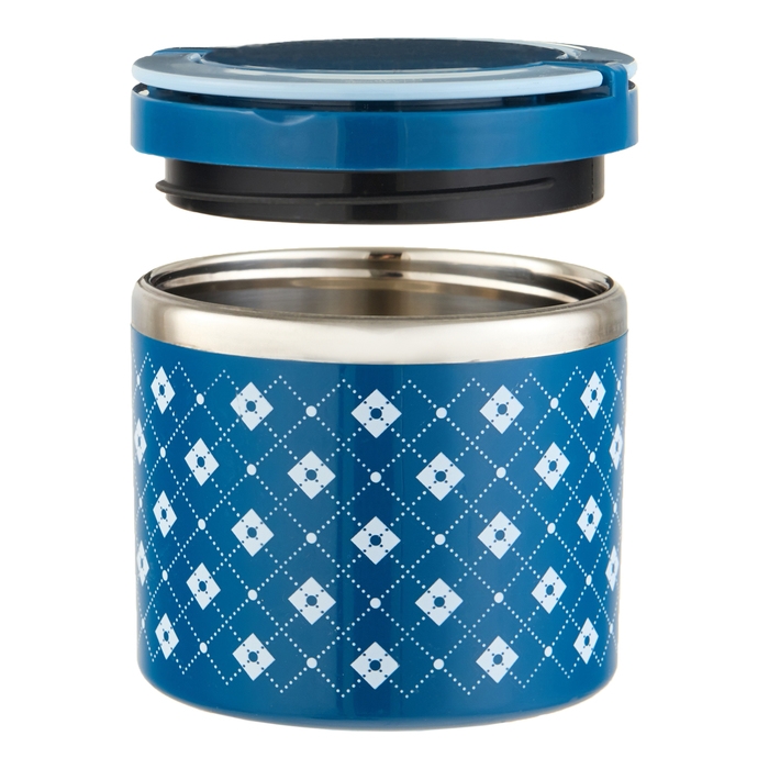 Ланч-бокс, 645 мл, сохраняет тепло 2 ч, синий