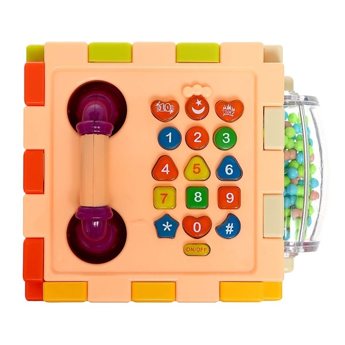 Сортер-куб «Телефончик», 8 фигур, свет, звук Сортер-куб «Телефончик», 8 фигур, свет, звук