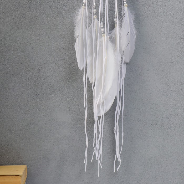 Ловец снов двойной Ловец снов двойной "Месяц" белый d=5 см, d=20 см 75х20 см