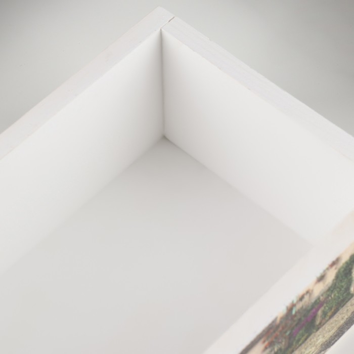 Кашпо флористическое деревянное  Кашпо флористическое деревянное " ПРОВАНС №4" 24,5х14,5х8 см