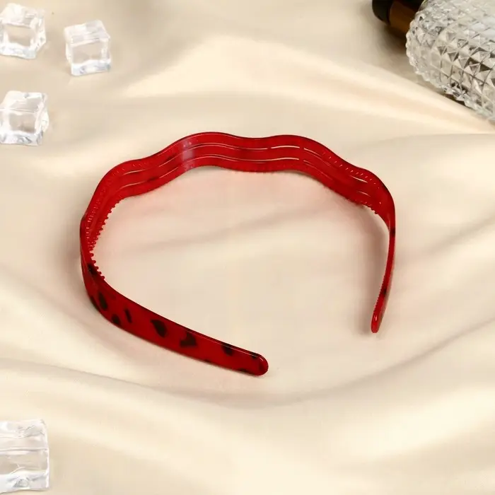 Ободок для волос «Янтарный свет», волна, 1.7 см, МИКС Ободок для волос «Янтарный свет», волна, 1.7 см, МИКС