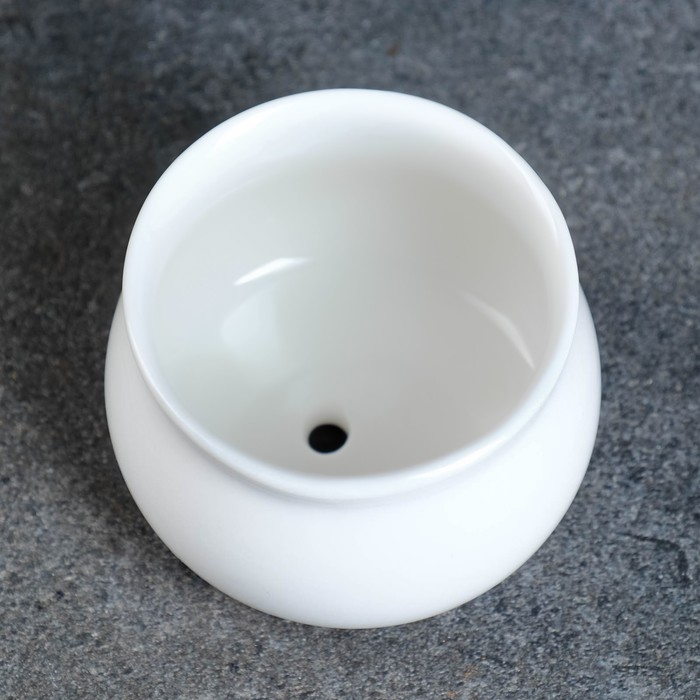 Набор горшков Набор горшков "Дерево" на подставке 3шт, белые, 24х15х21см