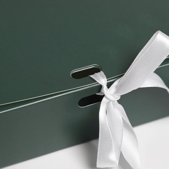 Коробка подарочная складная, упаковка, «Изумрудная», 20 х 18 х 5 см Коробка подарочная складная, упаковка, «Изумрудная», 20 х 18 х 5 см