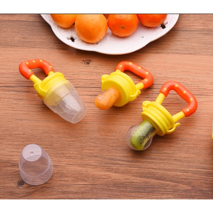 Ниблер для прикорма, с силиконовой сеточкой, цвет желтый Ниблер для прикорма, с силиконовой сеточкой, цвет желтый