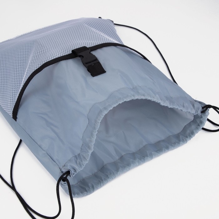 Мешок для обуви на шнурке, цвет серый Мешок для обуви на шнурке, цвет серый