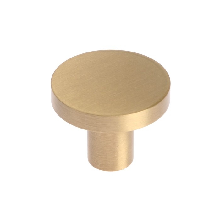 Ручка-кнопка CAPPIO, d=25 мм, h=20 мм., латунь, цвет золото Ручка-кнопка CAPPIO, d=25 мм, h=20 мм., латунь, цвет золото