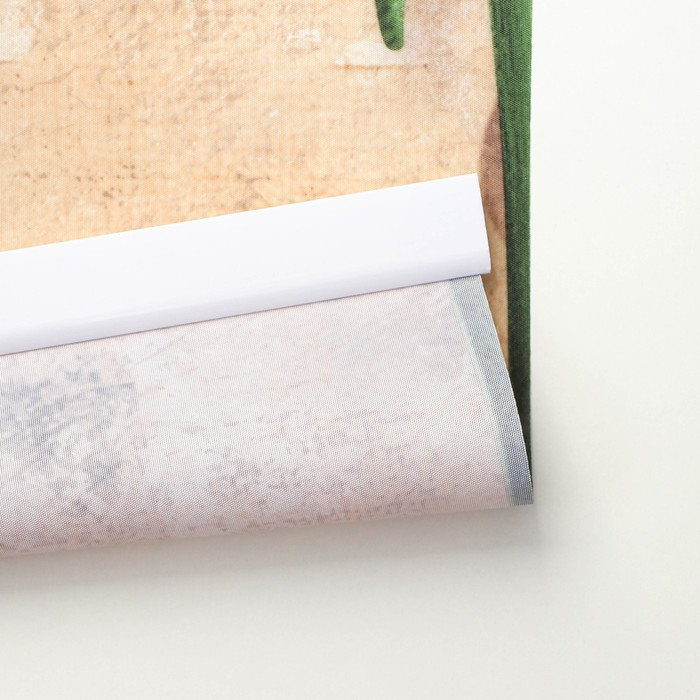 Штора рулонная &laquo;Тюльпаны белые&raquo;, 90&times;200 см (с учётом креплений 3,5 см)