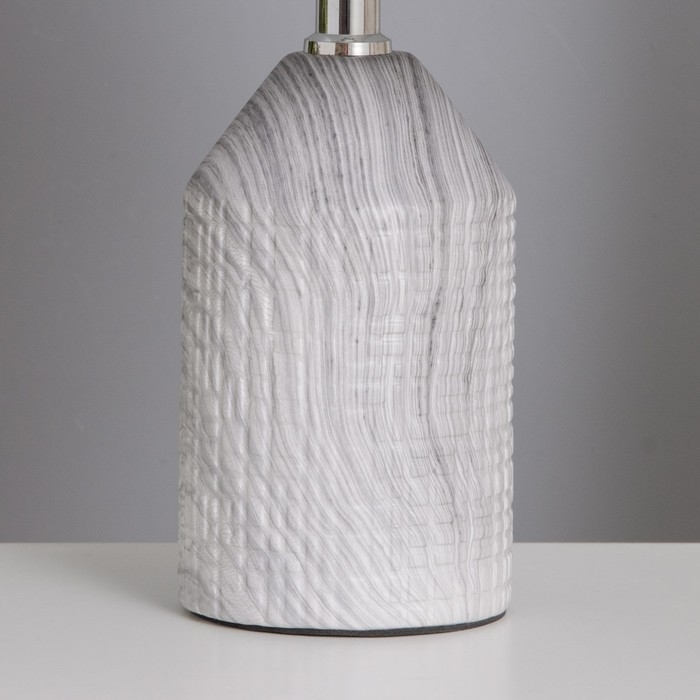 Лампа настольная Лампа настольная "Жизель" 1х40Вт Е14 серебро 20х20х32см