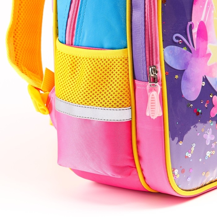 Рюкзак школьный, 39 см х 30 см х 14 см  Рюкзак школьный, 39 см х 30 см х 14 см "Флаттершай", My little Pony