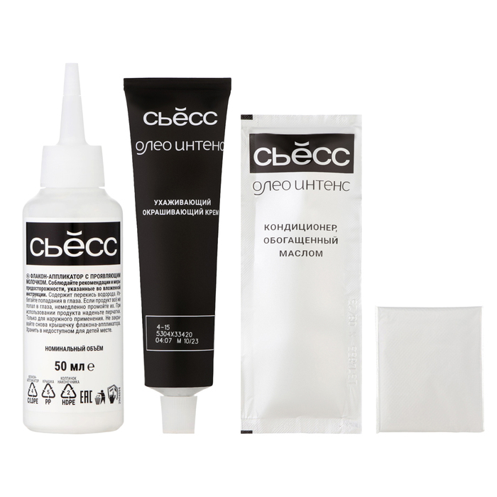 Краска для волос Сьесс Oleo Intense, тон 6.80, золотистый русый Краска для волос Сьесс Oleo Intense, тон 6.80, золотистый русый