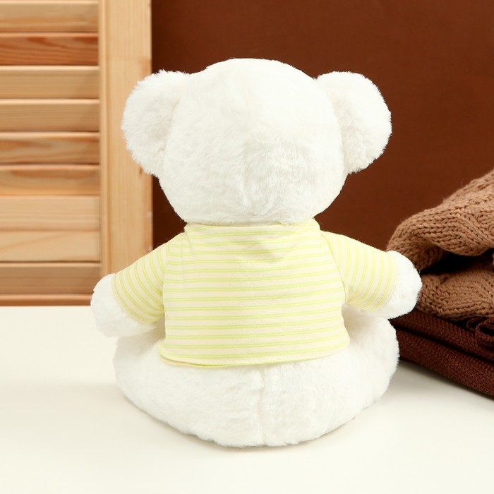 Мягкая игрушка «Белый медведь», в зелёной кофте, 26 см Мягкая игрушка «Белый медведь», в зелёной кофте, 26 см
