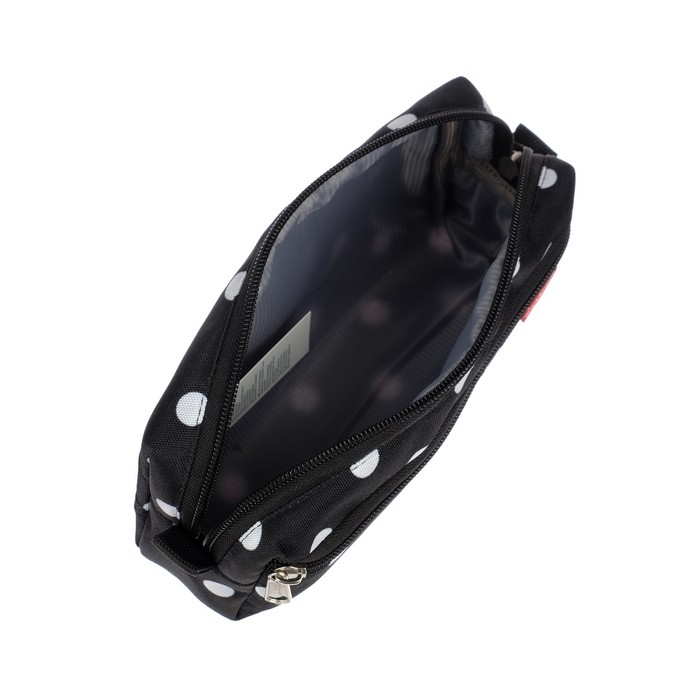 Пенал мягкий, 2 отделения, объёмный, 100 х 210 х 50 мм, Erich Krause, Dots in Black 52286 Пенал мягкий, 2 отделения, объёмный, 100 х 210 х 50 мм, Erich Krause, Dots in Black 52286