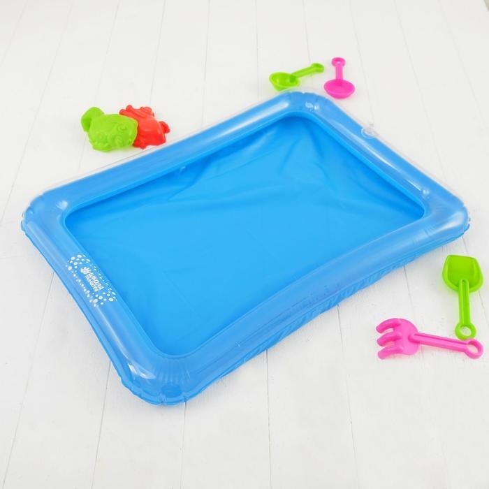 Надувная песочница для песка «Давай играть!» 60 × 45 см, цвета МИКС Надувная песочница для песка «Давай играть!» 60 × 45 см, цвета МИКС