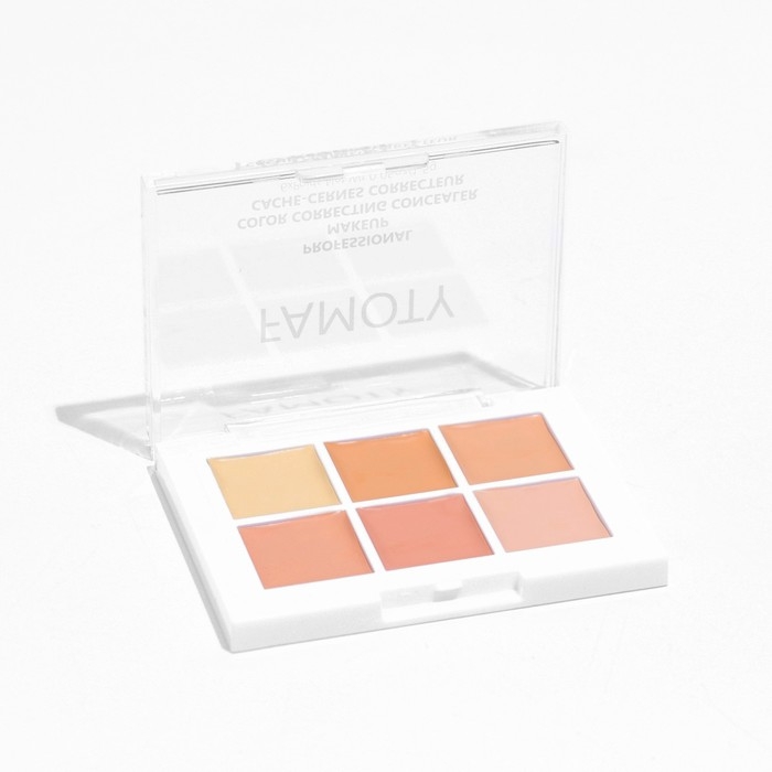 Палетка консилеров Revolution, 6 оттенков Палетка консилеров Revolution, 6 оттенков