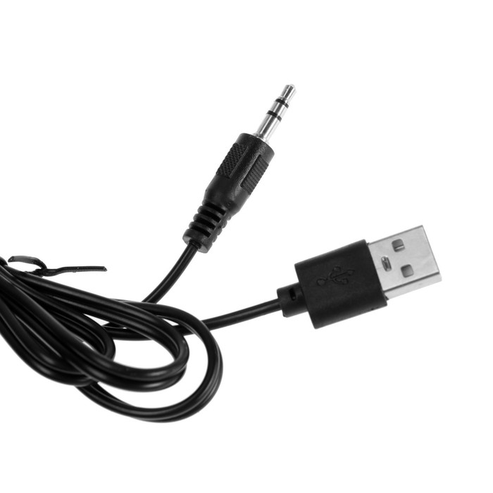 Компьютерные колонки 2.0 Perfeo Trial, 2х3, LED подсветка, чёрные Компьютерные колонки 2.0 Perfeo Trial, 2х3, LED подсветка, чёрные