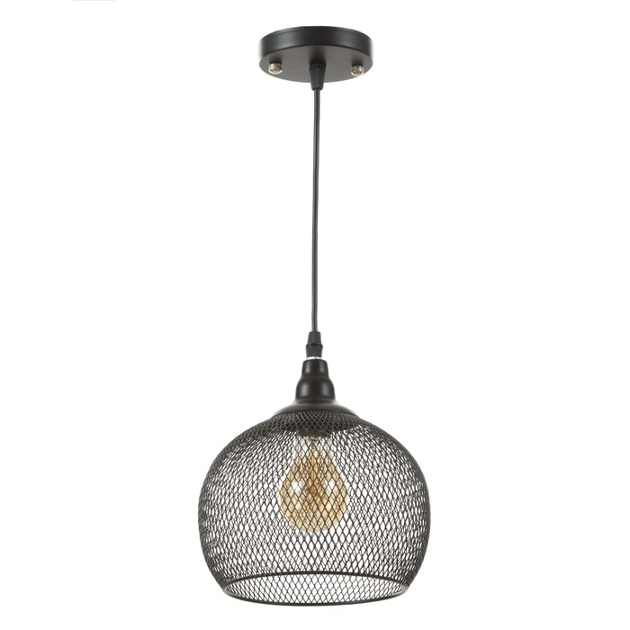 Светильник BayerLux Светильник BayerLux "Шар" 1х40Вт E27 черный 22х22х110 см.