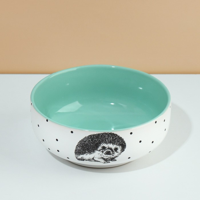 Глубокая тарелка керамическая «Ёжик», 14.5 см, 550 мл Глубокая тарелка керамическая «Ёжик», 14.5 см, 550 мл