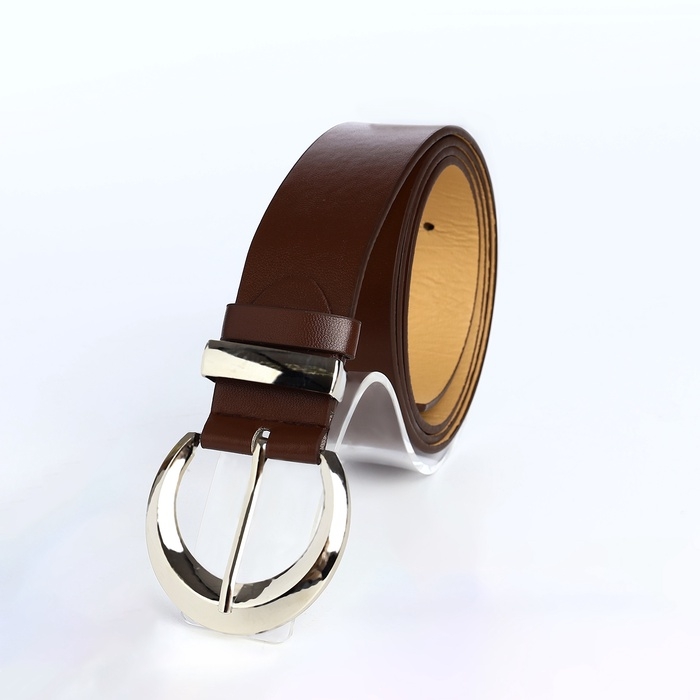 Ремень жен 06-01-02-01 Июнь2, 3,3*0,3*110 см, винт,пряжка металл, 1 прокол, коричневый Ремень жен 06-01-02-01 Июнь2, 3,3*0,3*110 см, винт,пряжка металл, 1 прокол, коричневый