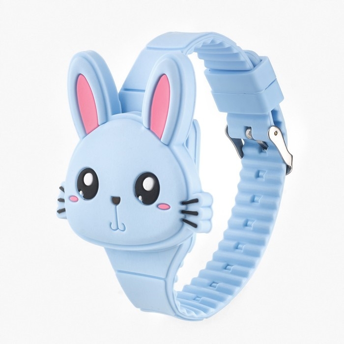 Часы наручные электронные, детские, Часы наручные электронные, детские, "Зайчик"