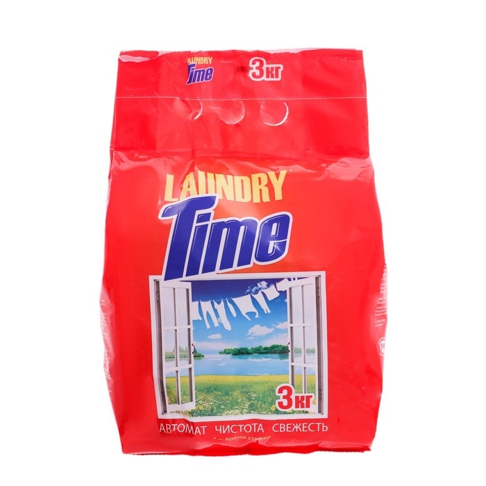 Стиральный порошок  Стиральный порошок "Laundry Time" автомат, 3 кг