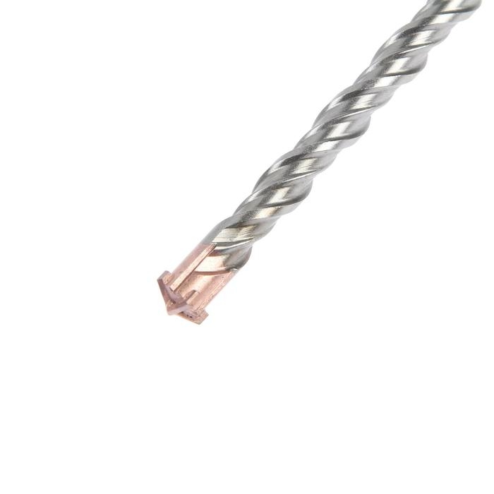 Бур по бетону ТУНДРА, крестовый наконечник, двойная спираль, SDS-plus, 14 х 310 мм Бур по бетону ТУНДРА, крестовый наконечник, двойная спираль, SDS-plus, 14 х 310 мм