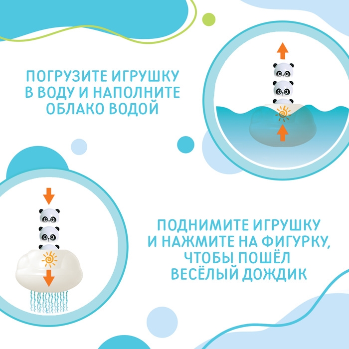 Игрушка для купания в ванной «Брызгалки: Панда» Игрушка для купания в ванной «Брызгалки: Панда»