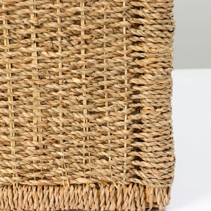 Корзина плетеная, 36х26х27, морские водоросли