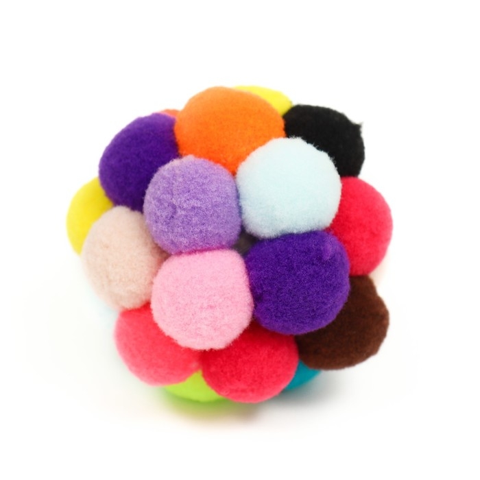 Мяч плюшевый  Мяч плюшевый "Пузырь", 6 см, микс цветов